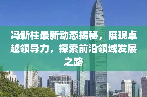 冯新柱最新动态揭秘，展现卓越领导力，探索前沿领域发展之路