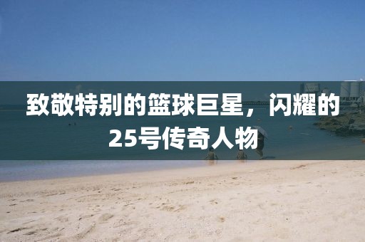 致敬特别的篮球巨星，闪耀的25号传奇人物