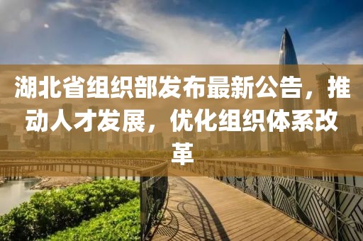 湖北省组织部发布最新公告，推动人才发展，优化组织体系改革