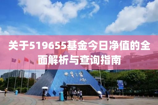 关于519655基金今日净值的全面解析与查询指南