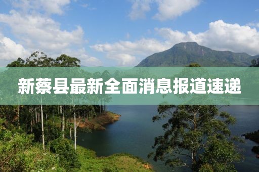新蔡县最新全面消息报道速递
