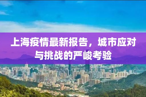 上海疫情最新报告，城市应对与挑战的严峻考验