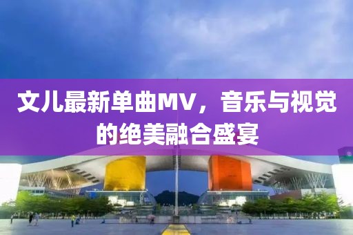 文儿最新单曲MV，音乐与视觉的绝美融合盛宴