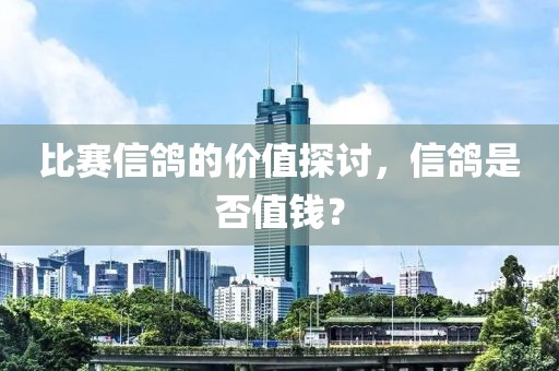 比赛信鸽的价值探讨，信鸽是否值钱？