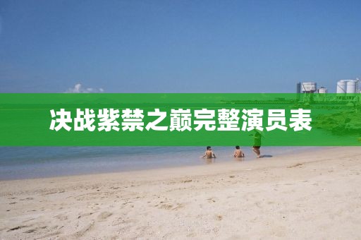 决战紫禁之巅完整演员表