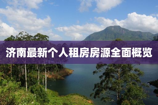 济南最新个人租房房源全面概览
