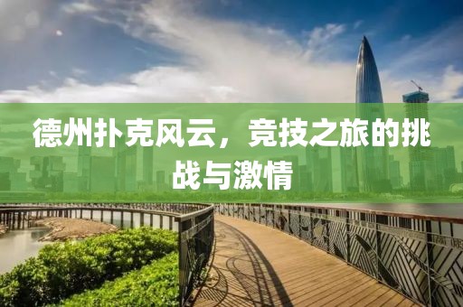 德州扑克风云，竞技之旅的挑战与激情