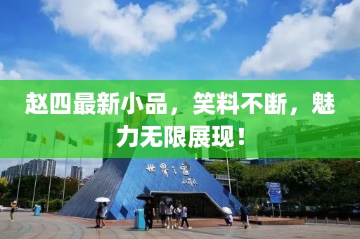 赵四最新小品，笑料不断，魅力无限展现！