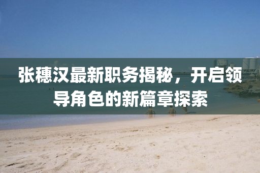 张穗汉最新职务揭秘，开启领导角色的新篇章探索