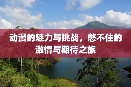 动漫的魅力与挑战，憋不住的激情与期待之旅
