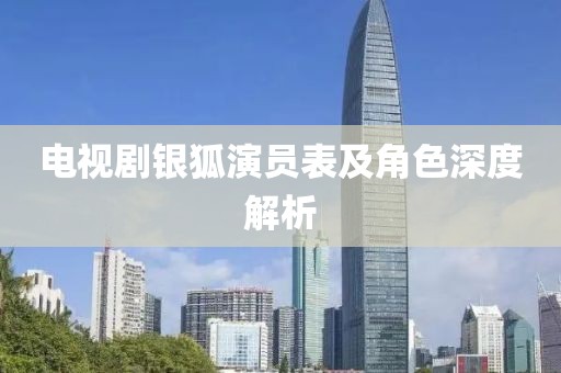 电视剧银狐演员表及角色深度解析