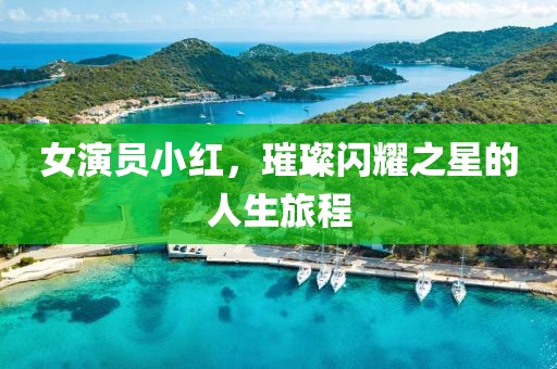 女演员小红，璀璨闪耀之星的人生旅程