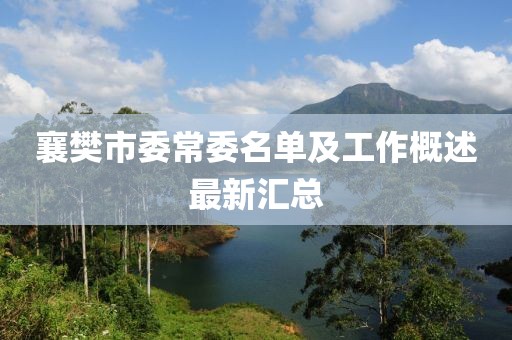 襄樊市委常委名单及工作概述最新汇总