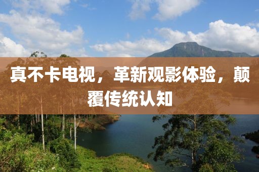 真不卡电视，革新观影体验，颠覆传统认知