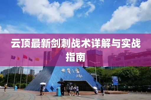 云顶最新剑刺战术详解与实战指南