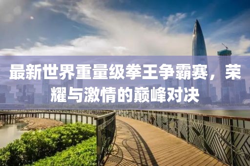 最新世界重量级拳王争霸赛，荣耀与激情的巅峰对决