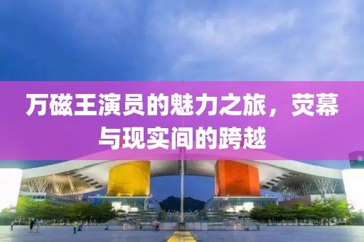 万磁王演员的魅力之旅，荧幕与现实间的跨越