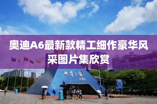 奥迪A6最新款精工细作豪华风采图片集欣赏