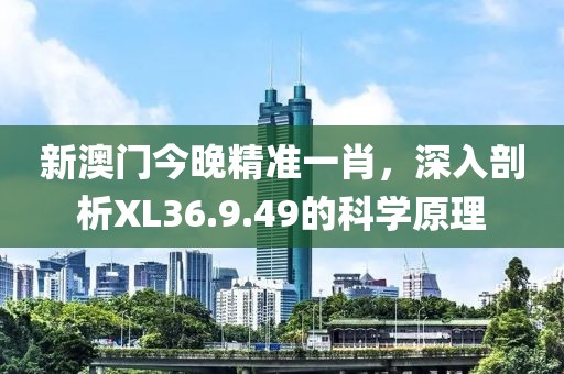新澳门今晚精准一肖，深入剖析XL36.9.49的科学原理