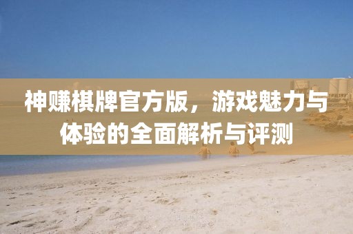 神赚棋牌官方版，游戏魅力与体验的全面解析与评测