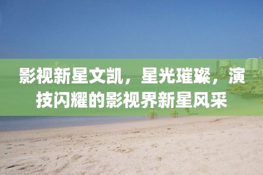 影视新星文凯，星光璀璨，演技闪耀的影视界新星风采