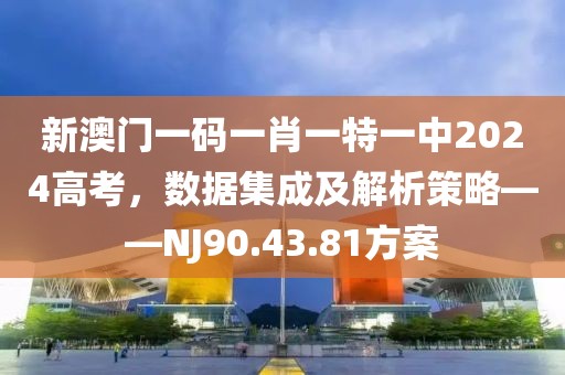 新澳门一码一肖一特一中2024高考，数据集成及解析策略——NJ90.43.81方案
