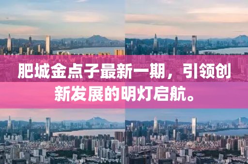 肥城金点子最新一期，引领创新发展的明灯启航。