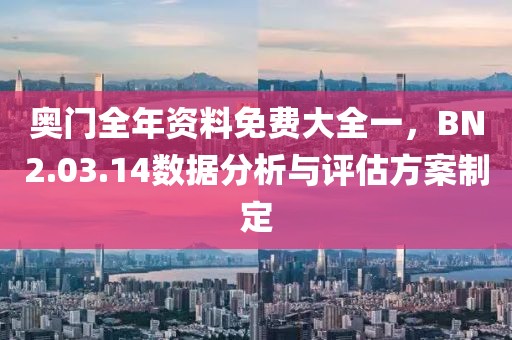奥门全年资料免费大全一，BN2.03.14数据分析与评估方案制定