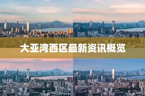 大亚湾西区最新资讯概览