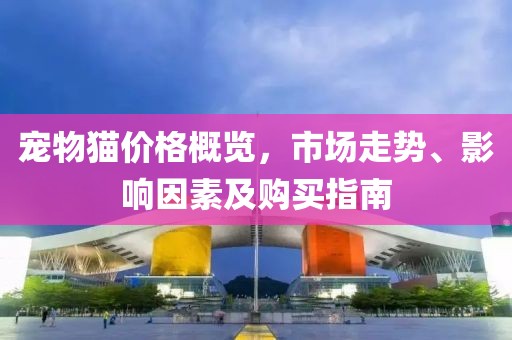 宠物猫价格概览，市场走势、影响因素及购买指南