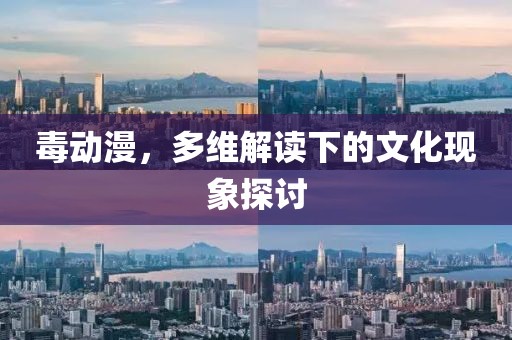 毒动漫，多维解读下的文化现象探讨