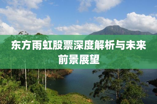 东方雨虹股票深度解析与未来前景展望