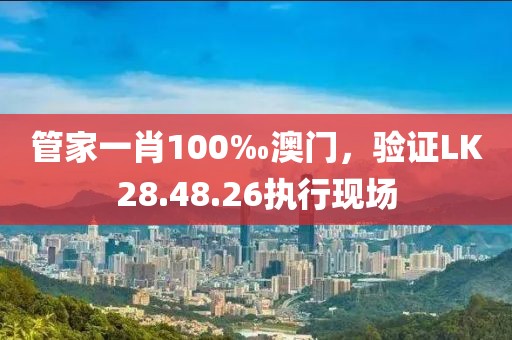 管家一肖100‰澳门，验证LK28.48.26执行现场