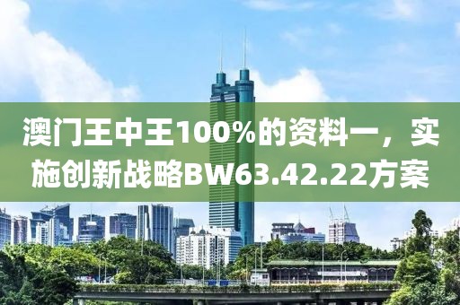 澳门王中王100%的资料一，实施创新战略BW63.42.22方案