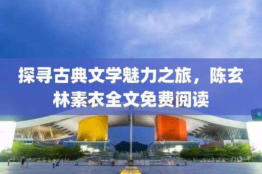 探寻古典文学魅力之旅，陈玄林素衣全文免费阅读