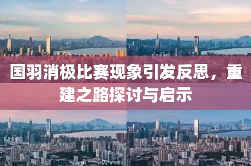 国羽消极比赛现象引发反思，重建之路探讨与启示