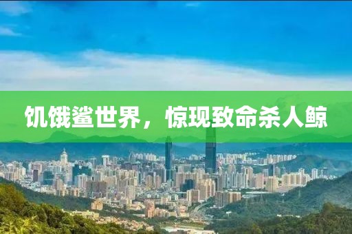 饥饿鲨世界，惊现致命杀人鲸