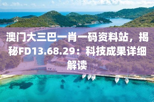 澳门大三巴一肖一码资料站，揭秘FD13.68.29：科技成果详细解读