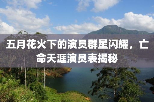 五月花火下的演员群星闪耀，亡命天涯演员表揭秘