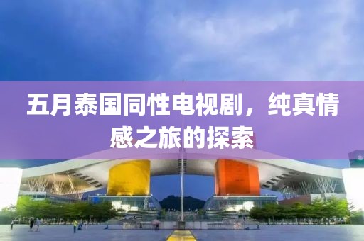五月泰国同性电视剧，纯真情感之旅的探索