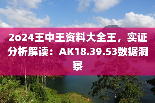 2o24王中王资料大全王，实证分析解读：AK18.39.53数据洞察