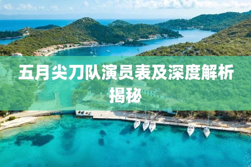 五月尖刀队演员表及深度解析揭秘