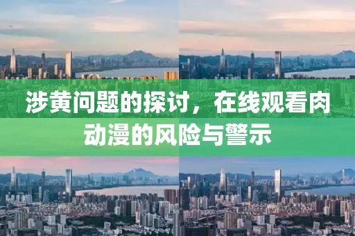 涉黄问题的探讨，在线观看肉动漫的风险与警示