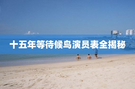 十五年等待候鸟演员表全揭秘