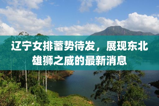 辽宁女排蓄势待发，展现东北雄狮之威的最新消息