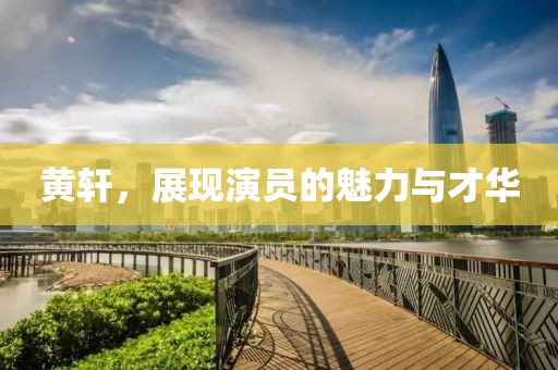 黄轩，展现演员的魅力与才华