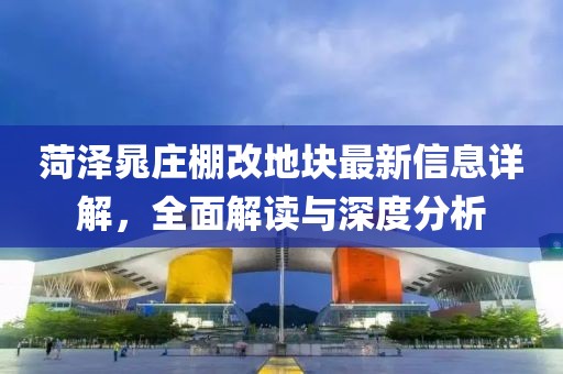 菏泽晁庄棚改地块最新信息详解，全面解读与深度分析