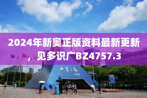 2024年新奥正版资料最新更新，见多识广BZ4757.3