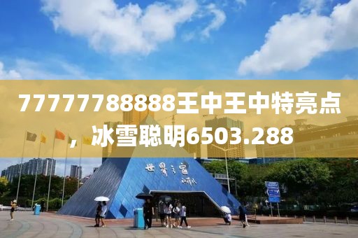 77777788888王中王中特亮点，冰雪聪明6503.288