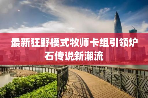 最新狂野模式牧师卡组引领炉石传说新潮流